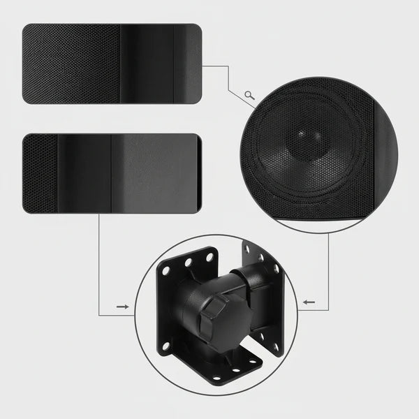 Outdoor Speakers 300 Watts 2-Way Durable Audio