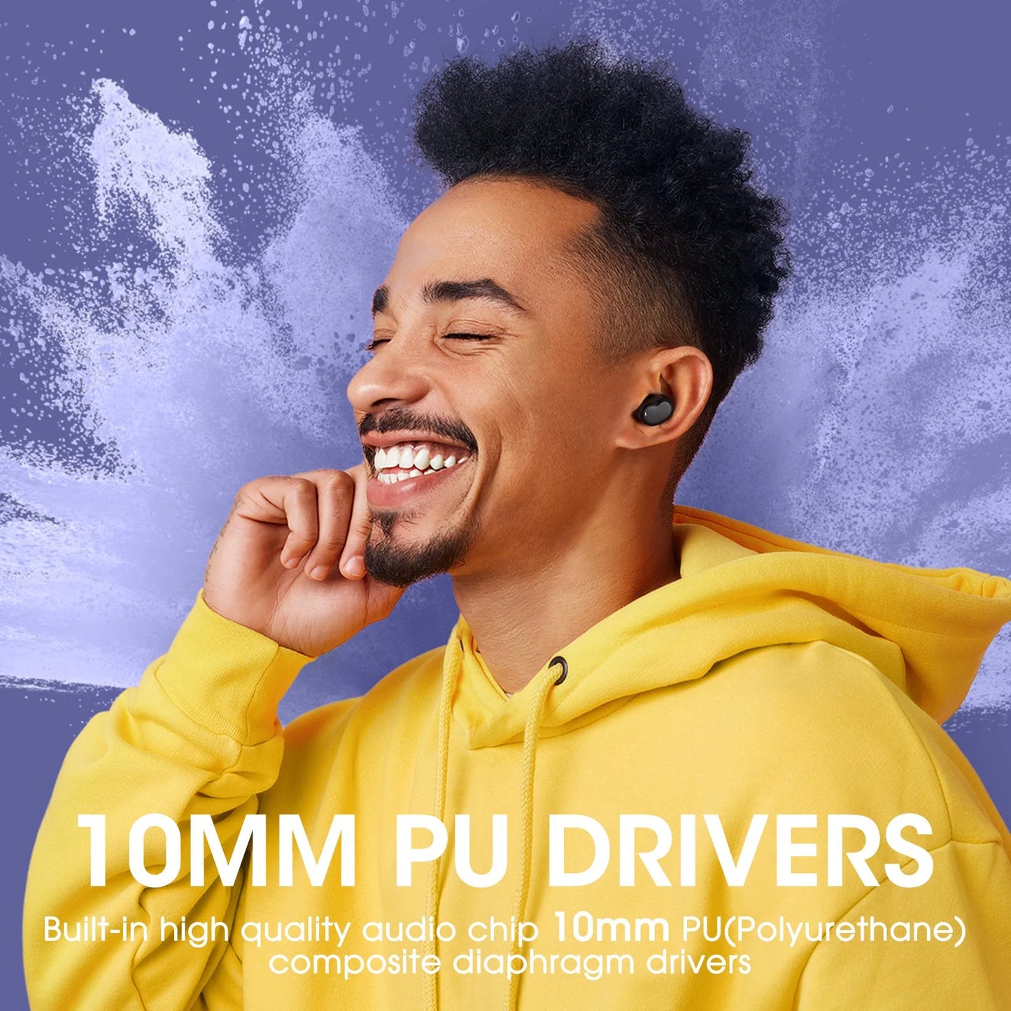 Wireless Earbuds, Bluetooth Earbuds in-Ear with Stereo Sound