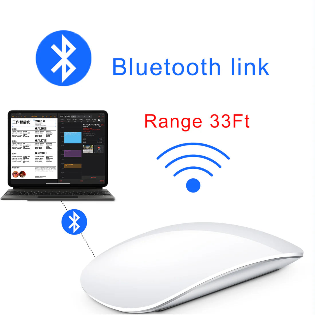 Bluetooth Magic Mouse for Apple
