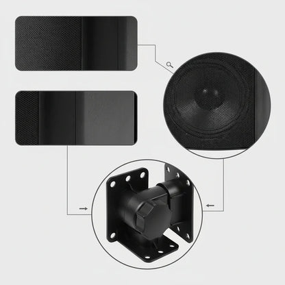 Outdoor Speakers 300 Watts 2-Way Durable Audio