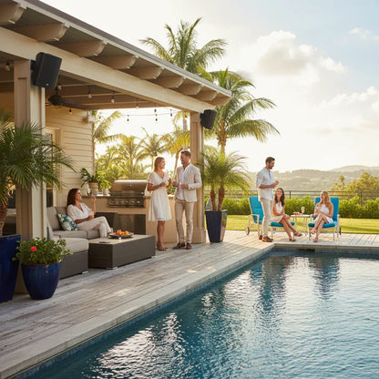 Outdoor Speakers 300 Watts 2-Way Durable Audio