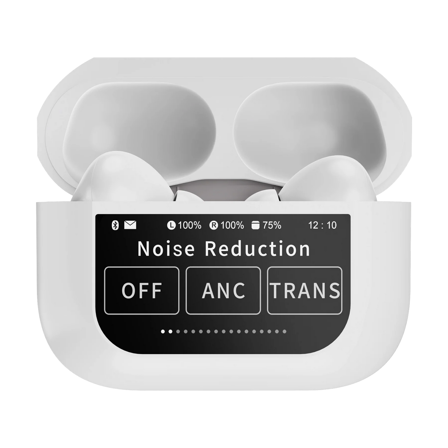 Bluetooth Earbuds with 32 db ANC + ENC and On Case Display