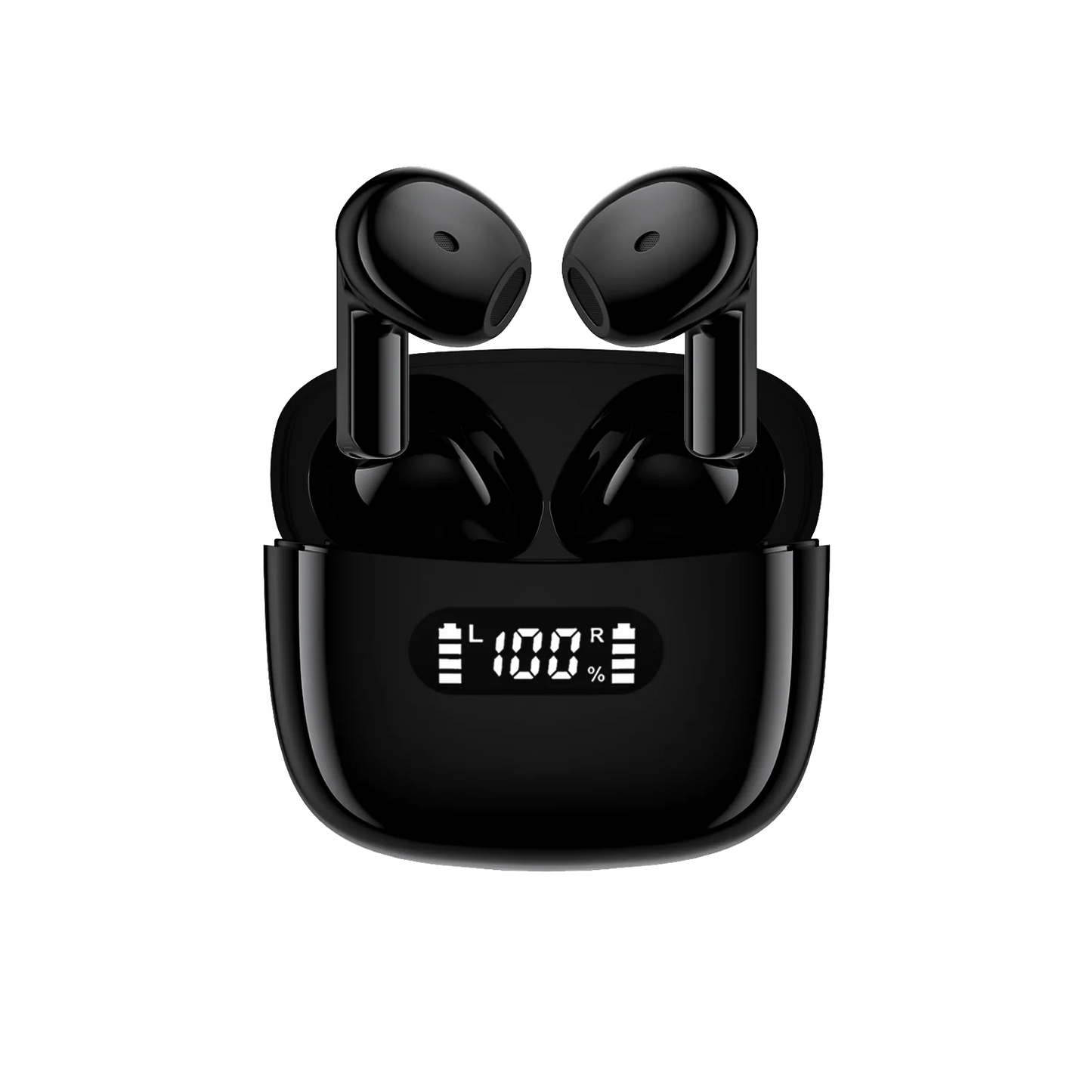 Wireless Earbuds Bluetooth 5.2 Light-Weight HiFi Stereo Headphones with LED Digital Display