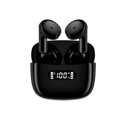 Wireless Earbuds Bluetooth 5.2 Light-Weight HiFi Stereo Headphones with LED Digital Display