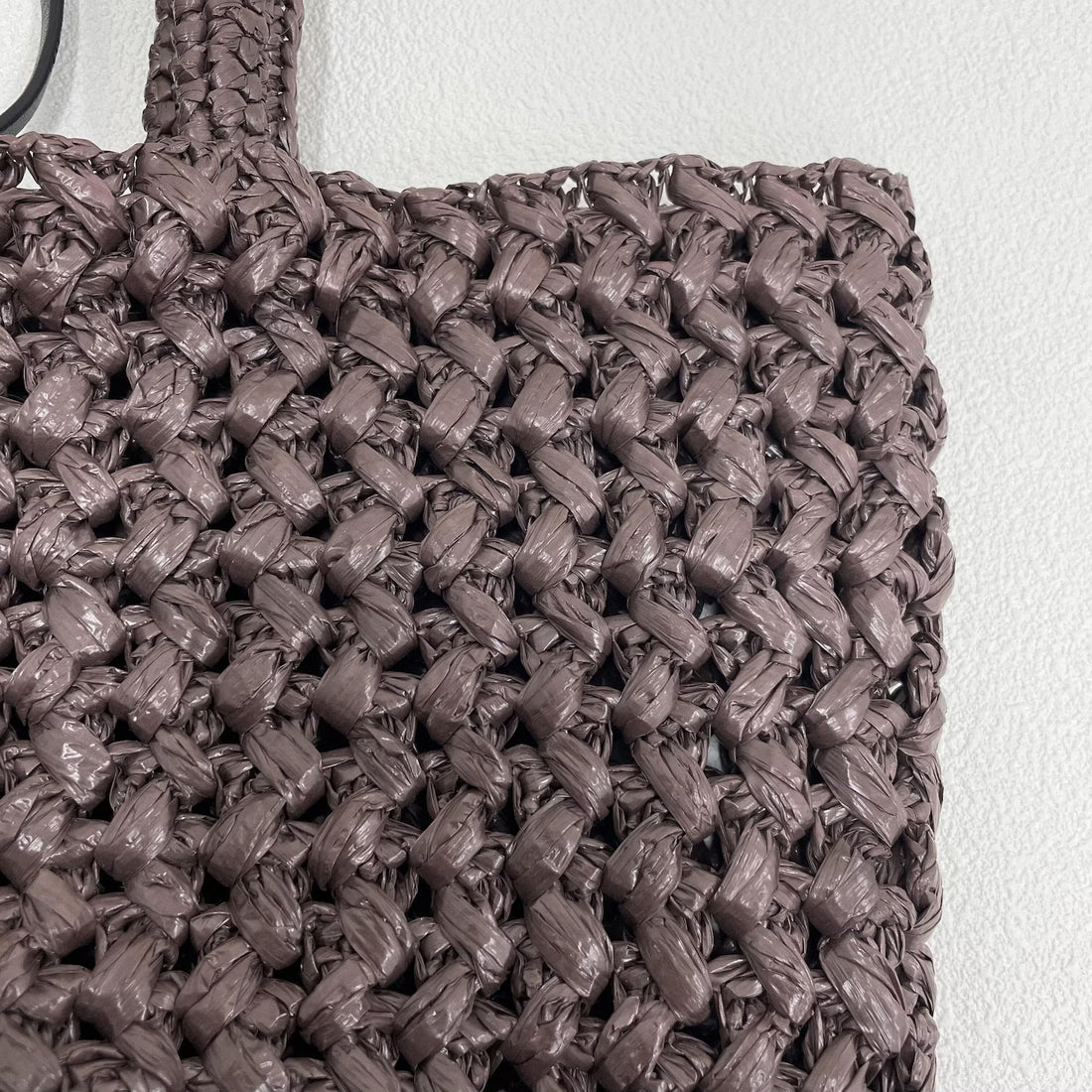 Hand Woven Straw Tote Bag