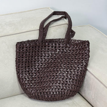 Hand Woven Straw Tote Bag