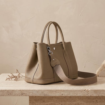 Pebble Grain Leather Multi-use Tote Crossbody Bag