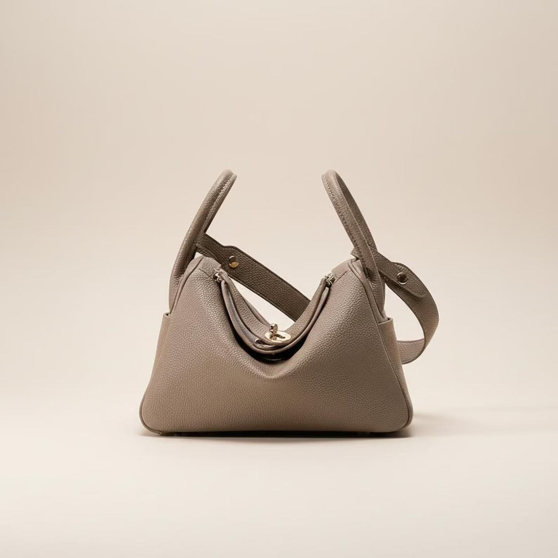 Pebble Grain Leather Multi-use Crossbody Hand Bag